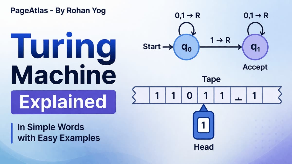 Turing machine explained simply Ever